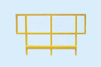 Handrail systems with square